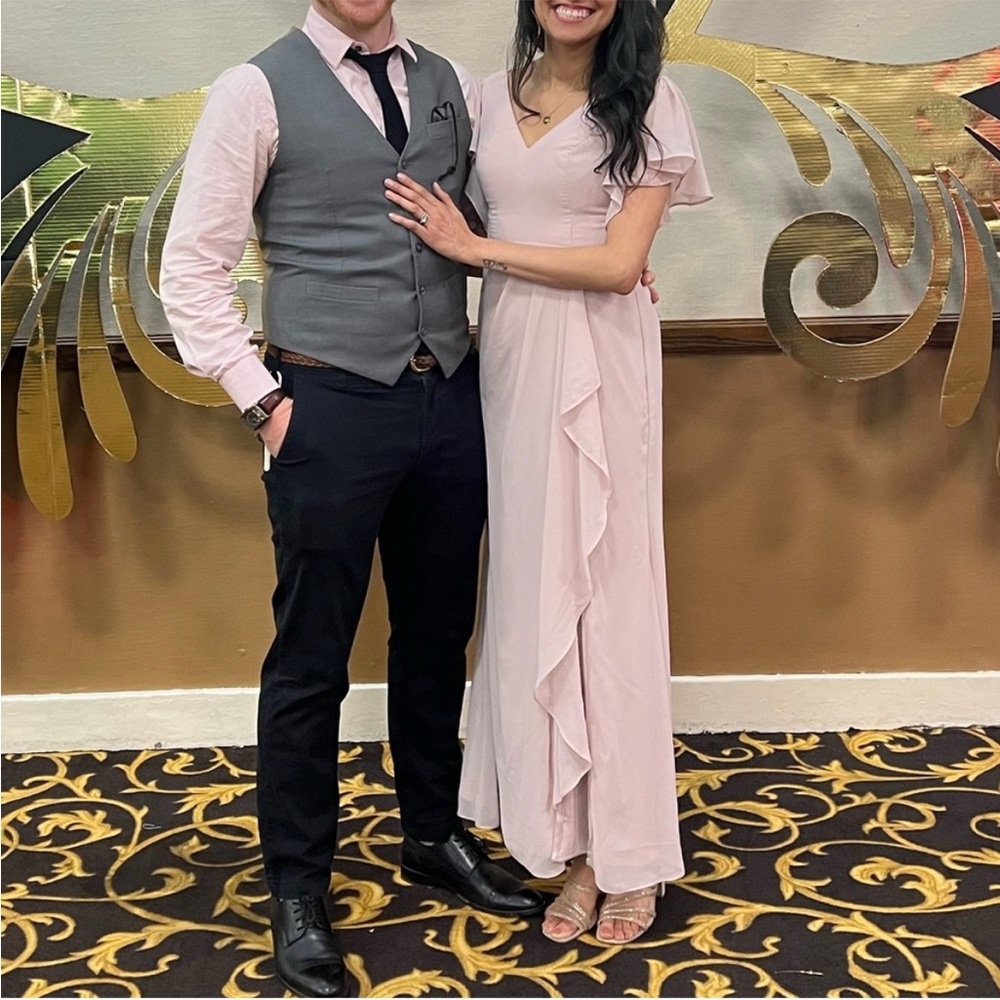 Celebrate David’s Bridal collection. Blush pink dress size 4